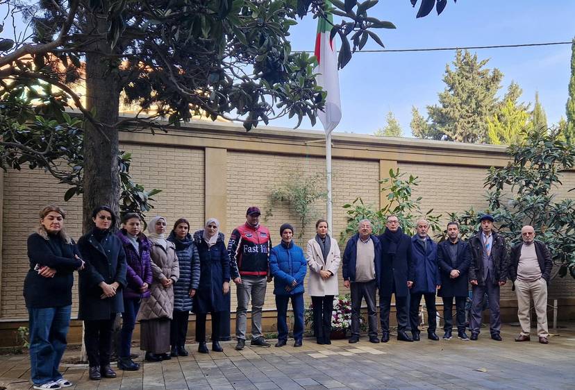 The Algerian Embassy in Baku commemorated today the 64th Anniversary of December 11 1960 Demonstrations, under the slogan "People  who yearned for  life", with the presence  of members of the Algerian community in Azerbaijan.