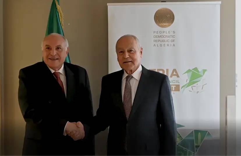 Mr. Attaf holds talks in New York with the Secretary-General of the Arab League