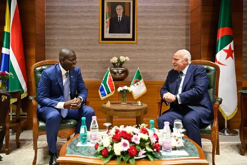Mr. Attaf holds talks with his South African counterpart