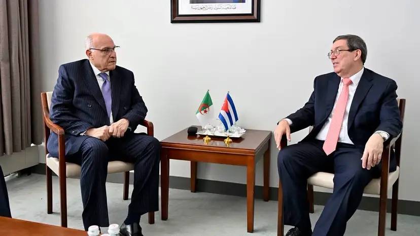 M. Attaf s’entretient avec le Ministre Cubain des Affaires étrangères à New York